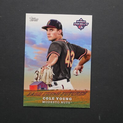 2023 Topps Pro Debut - Farm Fresh Futures Cole Young #FF-16 Seattle Mariner (RC)