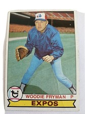 1979 TOPPS BASEBALL CARD #269 WOODIE FRYMAN MONTREAL EXPOS VG CREASE FREE SHIP!