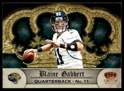 2012 Panini Crown Royale Blaine Gabbert Jacksonville Jaguars #33