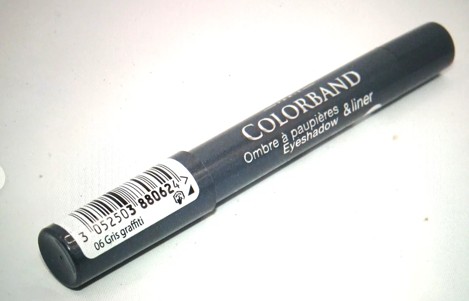 Bourjois Colorband Paris Eyeshadow & Liner Gris graffiti 06  Gray FAST SHIP - Image 3 of 4