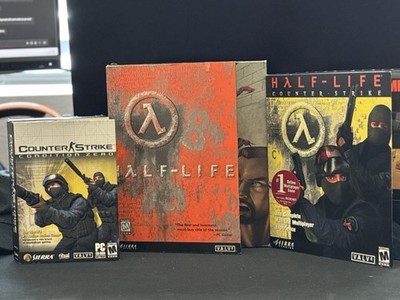 Half-Life 1 PC Big Box (1998) - COMPLETE CIB / Counter strike 1.6 big box, CSCZ