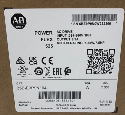 1PC AB 25B-E9P9N104 SER A