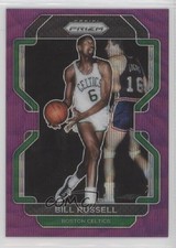 2021-22 Panini Prizm Purple Wave Prizm Bill Russell #254 HOF 10xd