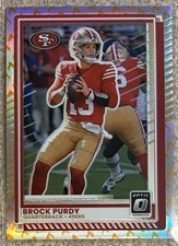 2025 Donruss Optic “Fire Prizm” Brock Purdy #38