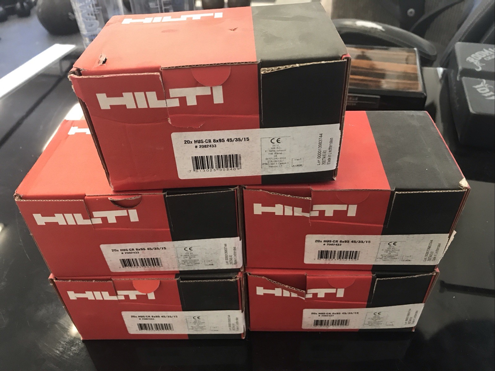 Hilti HUS-CR 8/10 8x95 SCREW ANCHOR Stainless Steel Concrete Anchor 100pcs