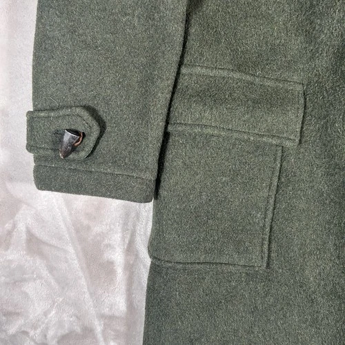 Vintage Gloverall Duffle Coat Mens 44 Green Wool Toggle Hooded British England image 6
