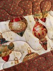 Handcrafted - Quilted Table Runner -Christmas- Ornaments Galore - 06/2026 RED — photo 2