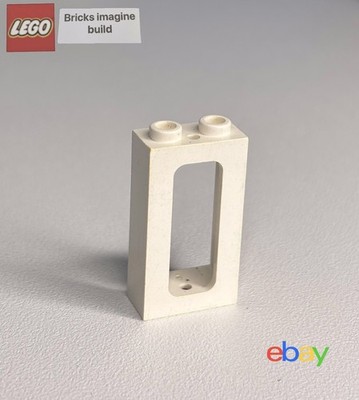 Lego Vintage weiß Teil 4035 Zug Fenster 1x2x3-Set 6990-1 Futuron Monorail -6A
