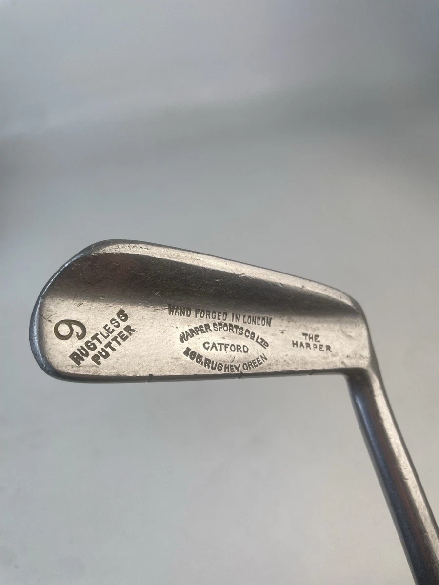 Putter Vintage BP Model 812 En Laiton, 35 Pouces, Réversible, Très Bon état