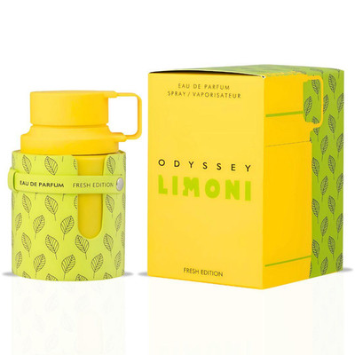 Armaf Odyssey Limoni Fresh EDP 3.4 oz 100ml Unisex Citrus Lemon Long Lasting