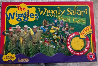 Vintage The Wiggles Wiggly Safari Board Game 100% Complete And Working 