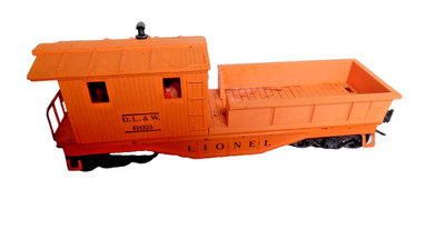 Lionel 6119-25 DLW 0/027 Postwar Work Caboose -Used -As Is