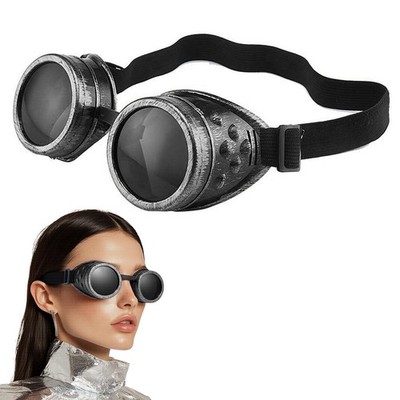 Vintage Steampunk Brille Gothic Stil Schutzbrille Unisex Schutzbrille Schweiß...