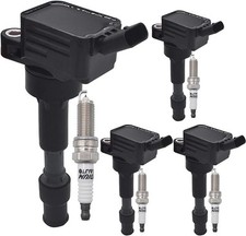 UF816 Ignition Coil Pack 27300-2E601 and Iridium Spark Plugs Set of 4 1195W
