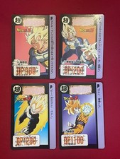 Dragon Ball Z Carddass No.519,525,532,526 Goku Vegeta Gohan Bandai Japan 1992