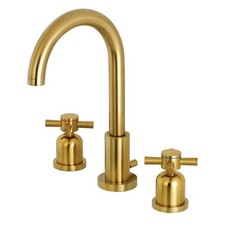 Kingston Brass Fauceture FSC8923DX Concord Widespread Bath Faucet, Brushed Brass