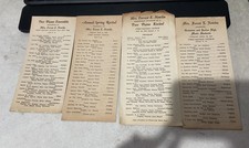 vintage two piano ensemble program lot mrs forest e nowlin first baptist church