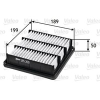 Valeo 585200 Luftfilter FüR KIA Hyundai Staubpartikelfilter Motorluftfilter