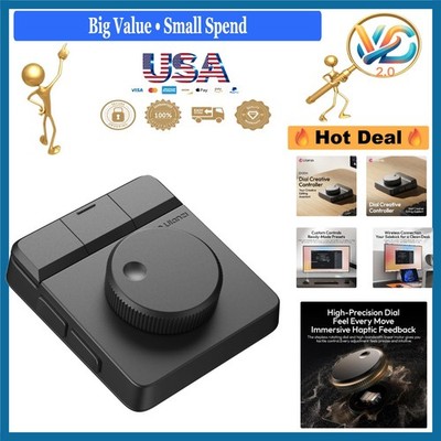 D100H Wireless Video Editing Keyboard Bluetooth 7 Macro Keys for Mac & PC