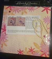 Quick Quotes Scrapbook kit March Flowers