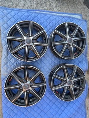 Enkei Smack Aluminum Wheels 14Inch 4.5J Et45 Pcd 100 4H Set Of 4
