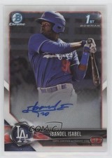 2018 Bowman Chrome Prospect Ibandel Isabel #CPA-II Auto 2f9