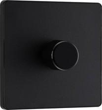 BG Evolve Intelligent Dimmer Switch Matt Black 2 Way 200W PCDMB81B