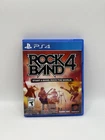 Rock Band 4 (Sony PlayStation 4, 2015) & Wireless Guitar BUNDLE (TESTED)