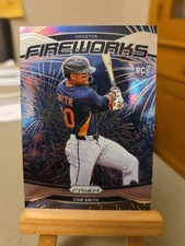 2025 Panini Prizm Baseball - Fireworks Cam Smith #13 (RC)