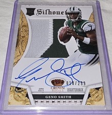 2013 Panini Crown Royale Silhouettes /299 Geno Smith #211 Rookie Auto RC
