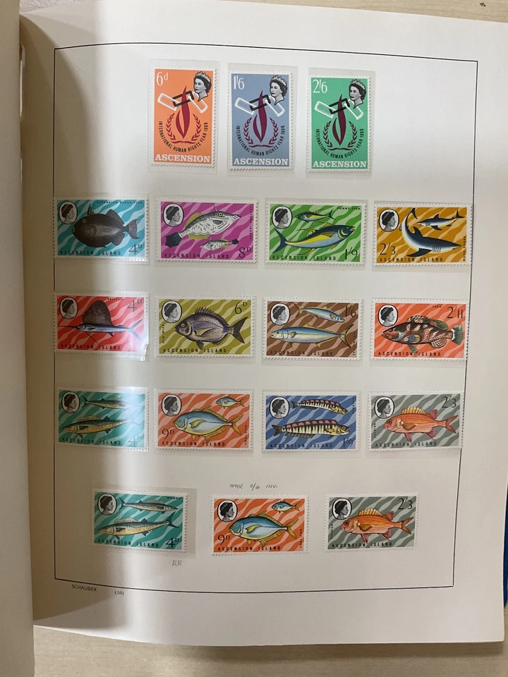 Sellos de Ascensión. MNH. 1963 - 2008. Álbum Schaubek EX90 Foto 3 de 4