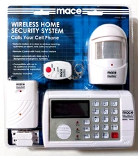 New! Mace Wireless Home Security System Model 80355 SEALED Calls Your Cell Phone