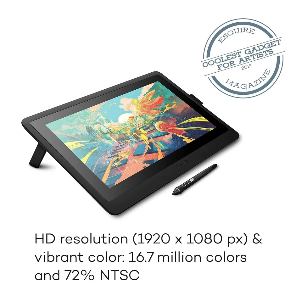 Wacom - Cintiq 16 Creative ручка дисплей рисования планшетов / черный / DTK1660K0A - Изображение 2 из 4