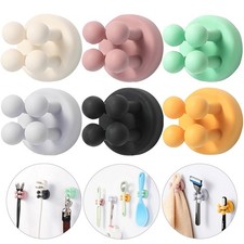 Good Grips Razor Holder - 6Pcs Adhesive Silicone Toothbrush Holders Wall Moun...