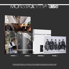 MONSTA X THE PHASE EP Album NORMAL 4 Ver SET (PHASE+HYPER+REFINED+OFFSET+POB)