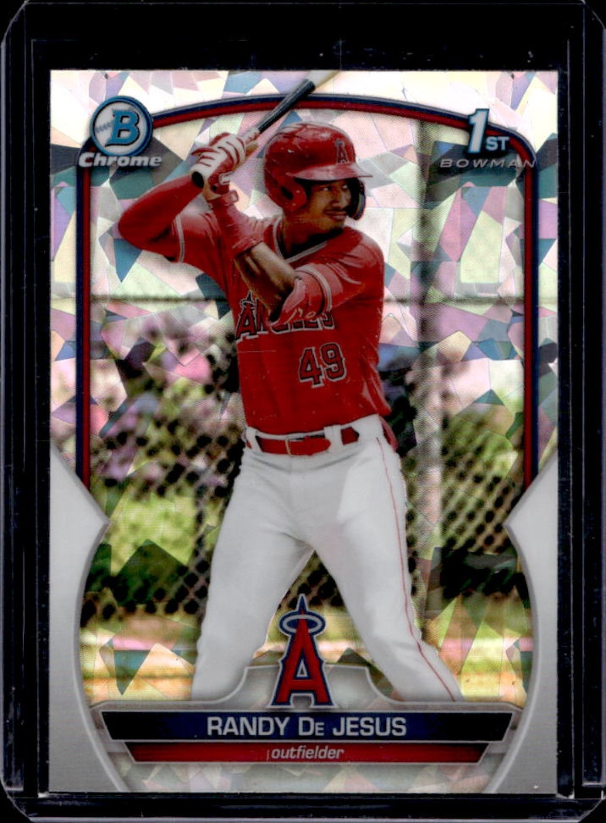 2023 Bowman Randy De Jesus Chrome Atomic Refractor 1st #BCP-19 Angels