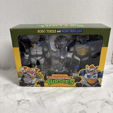 NECA Teenage Mutant Ninja Turtles TMNT Robo Tokka Robo Rahzar Figure 2 Pack NEW