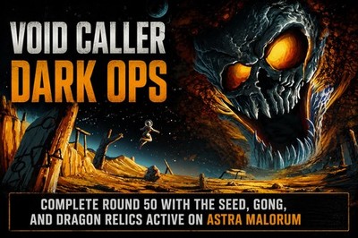 VOID CALLER  BLACK OPS 7 ZOMBIES DARK OPS CALLING CARD CARRY  TOP 1% SPIELER