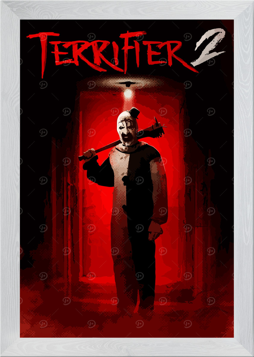 Póster arte de pared enmarcado arte del terror lienzo impresión cuadro