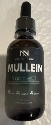 Mullein Drops for Lungs, Mullein Leaf Extract for Lungs, 2 Fl Oz 