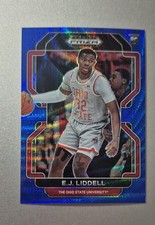 2022-23 Panini Prizm Draft Picks - E.J. Liddell #74 Blue Wave Prizm /249 (RC)