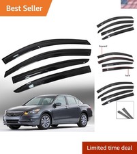 4pcs Side Window Visors Rain Guard Shade Deflectors Acrylic Replacement For 2...