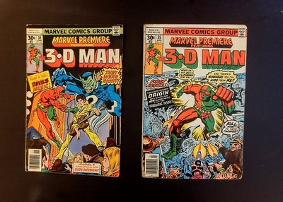 Marvel Premiere Featuring The 3-D Man - Poor Condition - Marvel Comics