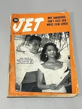 Jet Magazine Dec 13, 1956 Why Dorthy Dandridge Can't Kiss Her White Film Lover