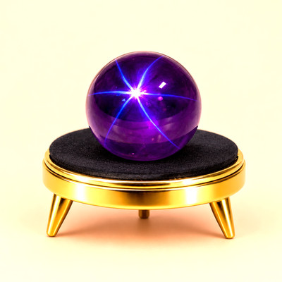 16Ct Rare 6 Rays Star Natural Purple Star Sapphire Gemstone Sapphire Gemstone