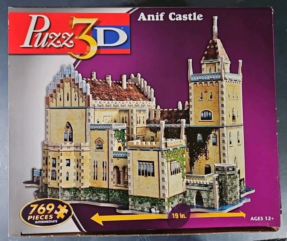 Puzz 3D Anif Castle 769 Piezas ¡Completo!  *COMO NUEVO* Rompecabezas Wrebbit Foto 2 de 3