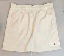 Air Jordan Crafted Utility Skort Pockets Girls M 10/12 Cream NEW NWT
