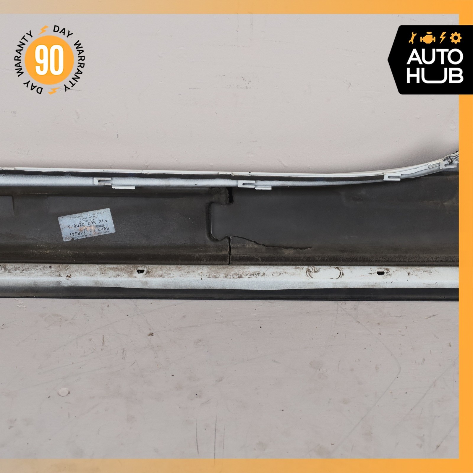 12-18 Bentley Continental GTC Convertible Right Passenger Side Skirt White OEM