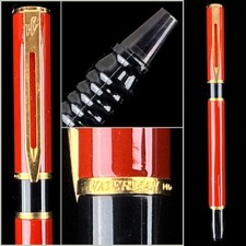 Vintage Waterman Laureat Bordeaux Red & Gold ...