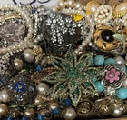Vintage & Modern Some Signed Costume Jewelry Lot Full Small Priority Box # 133